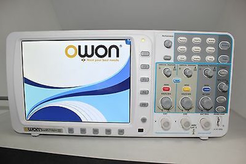 Low Noise Owon 100Mhz Oscilloscope Sds7102 1G/S Large 8 Lcd Lan+Vga+Battery Usa