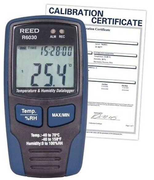 Reed Instruments R6030 Temperature/Humidity Data Logger,