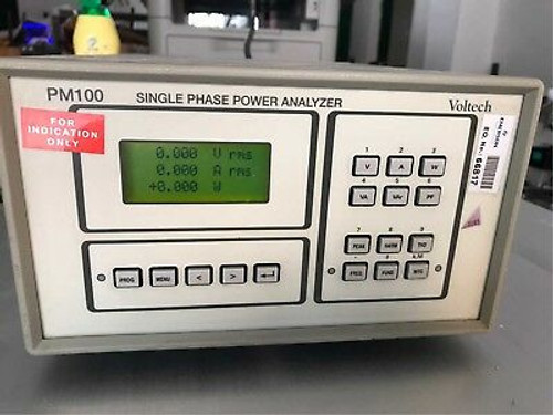 Voltech Pm100 Single Phase Power Analyzer