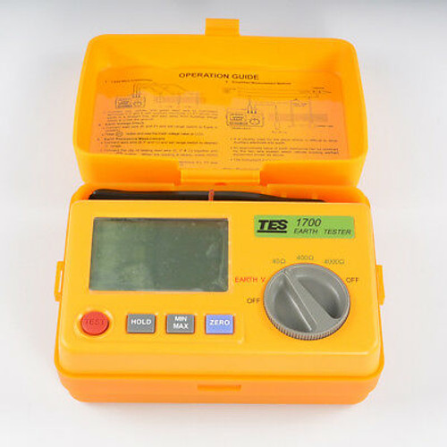 Tes-1700 Digital Earth Voltage Resistance Tester Meter 0~399.9V/0~3999Î©