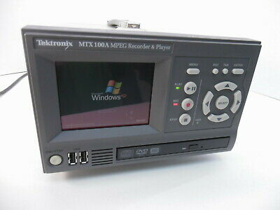 Tektronix Mtx100A Mpeg Recorder And Player Wasi Interface Opt 01