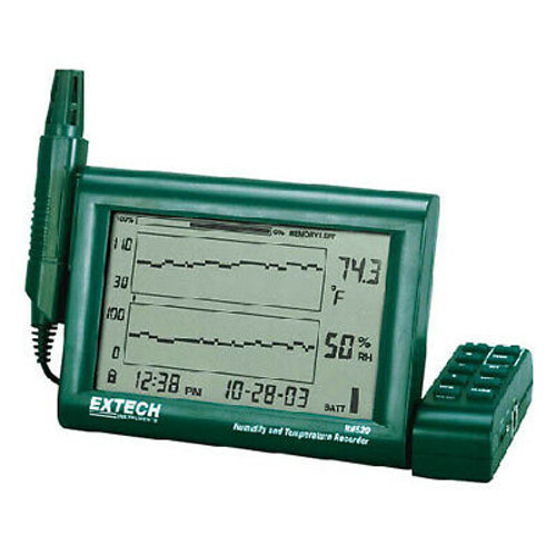 Extech Rh520A-240-Nist Humidity & Temp Chart Recorder With Nist Cal