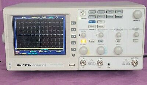 Gw Instek Gds-2102 100Mhz 1Gsa/S Digital Storage Oscilloscope With Usb Interface