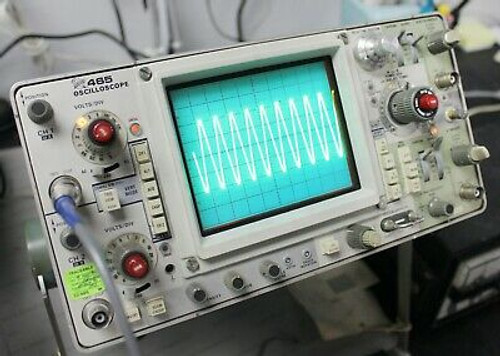 2-Channel Tektronix 465 Dual-Trace Portable 100Mhz Oscilloscope Analog Waveform