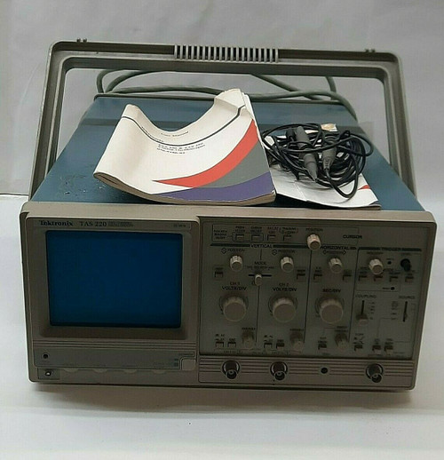 Used TEKTRONIX TAS 220 DIGITAL OSCILLOSCOPE 90-250V, 50MHZ  - Product Image