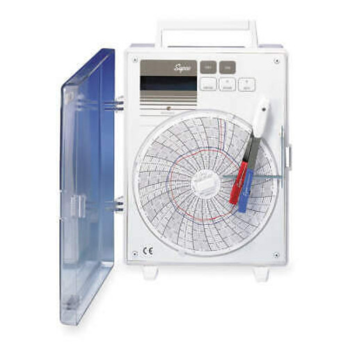 Supco Cr4 Circular Chart Recorder,6 In Chart Size