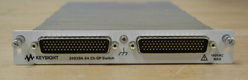 Agilent Keysight 34939A 64-Channel Form A General Purpose Switch For 34980A 2Ava