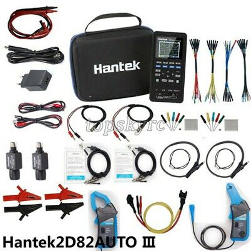 Hantek2D82Auto Iii 4-In-1 Auto Diagnostic Oscilloscope Multimeter Signal Source
