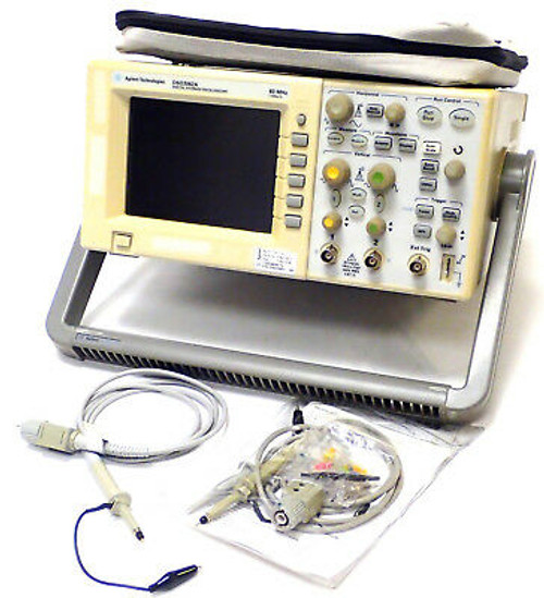 Agilent Dso3062A Digital Storage Oscilloscope 60 Mhz W/Probes, Tested & Working