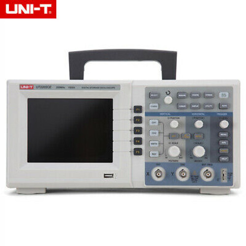 Uni-T Utd2202Ce 200Mhz 1Gs/S Digital Storage Oscilloscope Dual Channels W/Usb