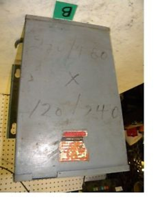 Sola Electric HS1F5A Hevi-Duty transformer 1 phase 5.0 KVA