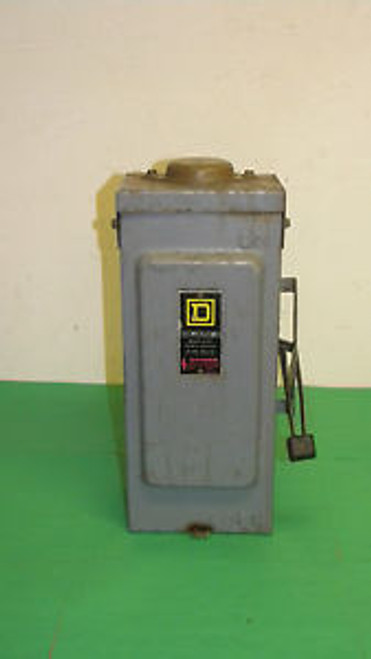 Square D Heavy Duty Safety Switch H361RB 600Volt 30AMP 3P