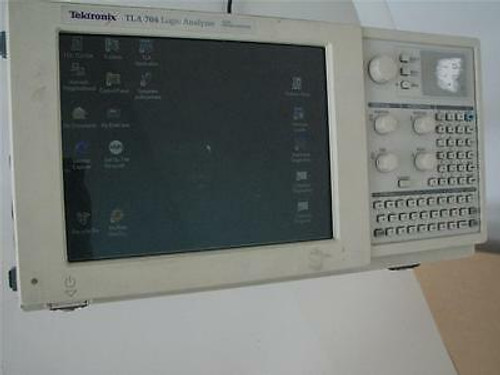 Tektronix Tla704 Logic Analyzer Opt 1S W/ Tla7M3 102 Ch & Probes