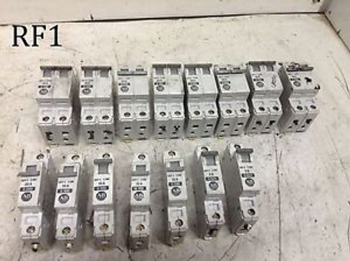 15 Single/Double Pole Allen Bradley Circuit Breakers 2-100 Amp Din Rail