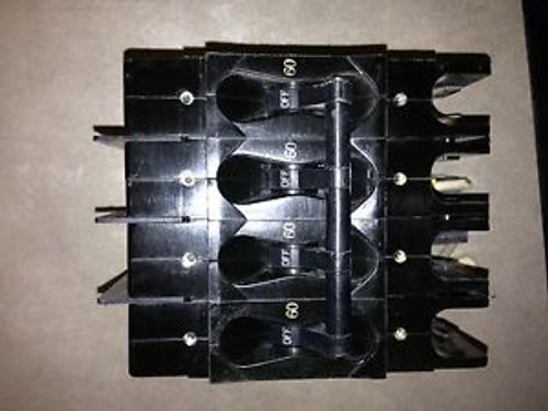 229-4-1-62F-5-9-60 Airpax Circuit Breaker 4 Pole 60A