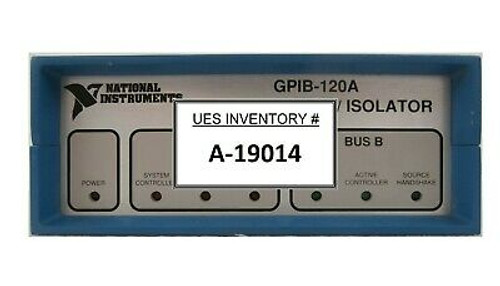 National Instruments 181555-01 Bus Expander/Isolator Gpib-120A Working Surplus