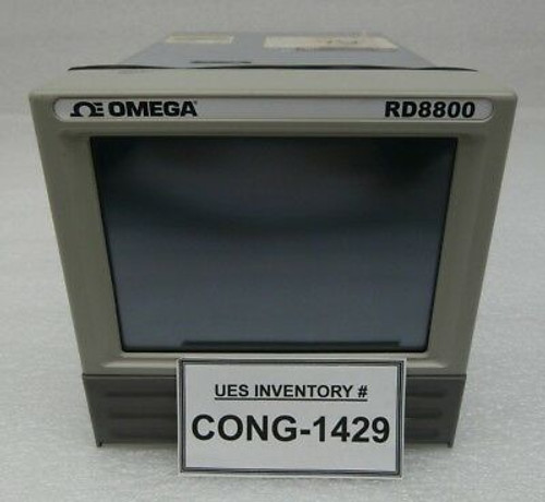 Omega Rd8804Cd Paperless Recorder And Data Acquisition System Rd8800 Used