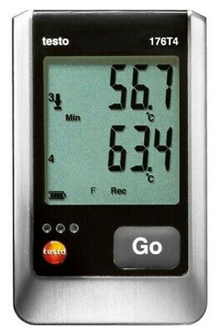 Testo 176 T4 4-Channel Temperature Data Logger With 4 External Tc