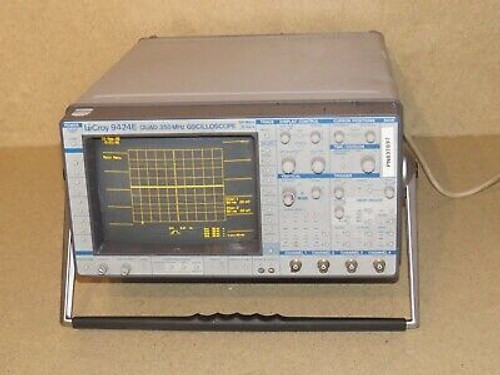 Lecroy 9424E Quad 350Mhz Oscilloscope 100 Ms/S 10 Gs/S