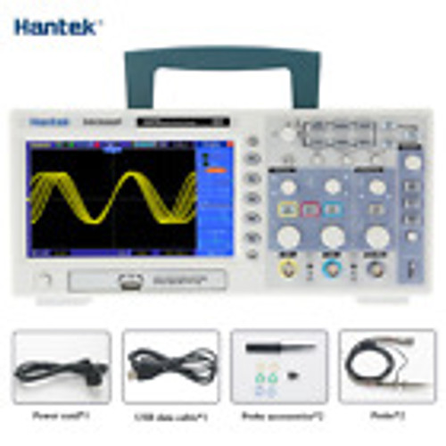 Hantek Dso5202P 200Mhz 2 Ch 1Gsa/S 7'' Tft Lcd Digital Storage Oscilloscope De S
