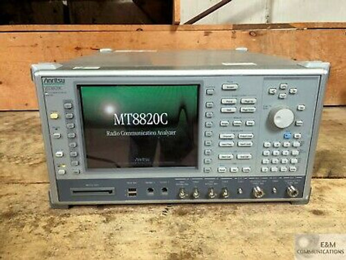Mt8820C Anritsu 30 Mhz - 2.7 Ghz Radio Communications Analyzer Ser # 6200910068