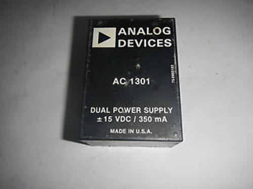 Analog Devices AC1301F Power Supply 15VDC 350 MA