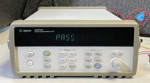 Used Agilent HP 34970A Data Acquisition Data Logger Switch Unit w 6.5 Digit DMM - Product Image