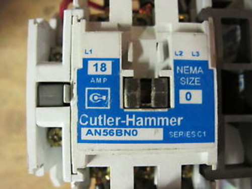 Cutler Hammer  AN56BN0, Size 0 Reversing Starter