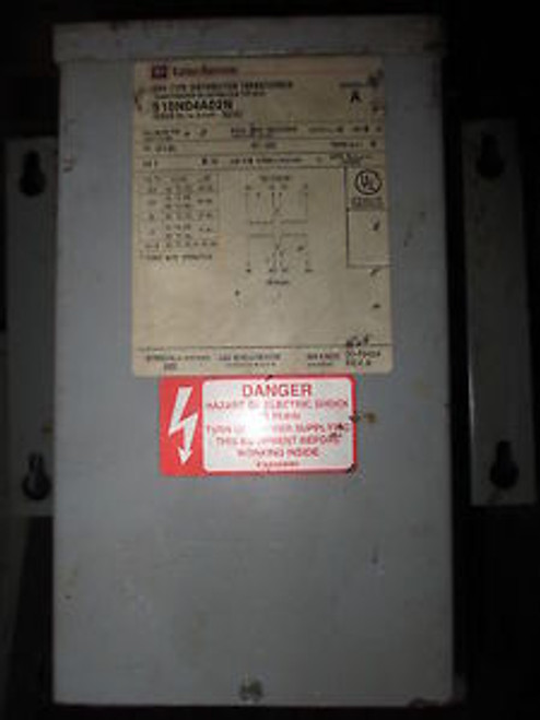 Cutler Hammer 2KVA DistributionTransformer S10N04A02N