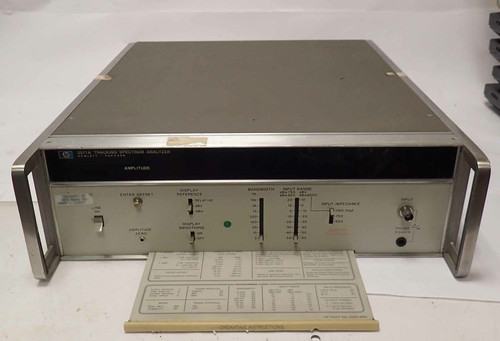 Used HP 3571A 10Hz TO 13 MHz TRACKING SPECTRUM ANALYZER SINGLE CHANNEL - Product Image