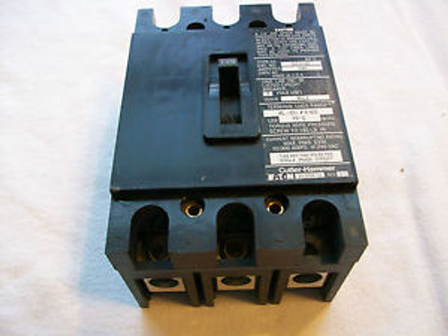 CUTLER HAMMER CIRCUIT BREAKER 100 AMP 240V 3 POLE CC3100