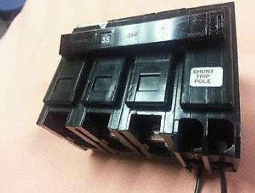 Cutler Hammer,  Eaton BAB3035HS 3 pole 35 A , Circuit Breaker With Shunt Trip