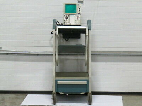 Tektronix 5115 Storage Oscilloscope Unit And Lab Cart  Used