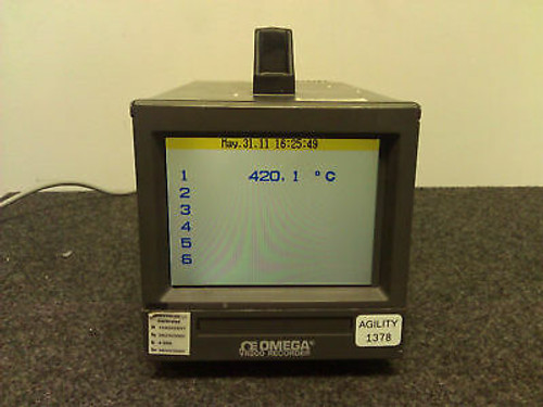 Omega Vr206D 6-Channel Portable Temperature Recorder