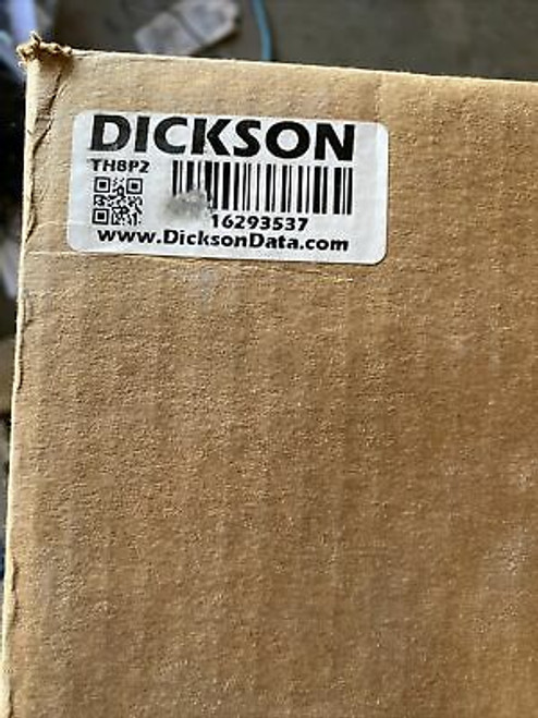 Dickson Th8P2 High Resolution Temperature And Humidity Chart Recorder Brand New