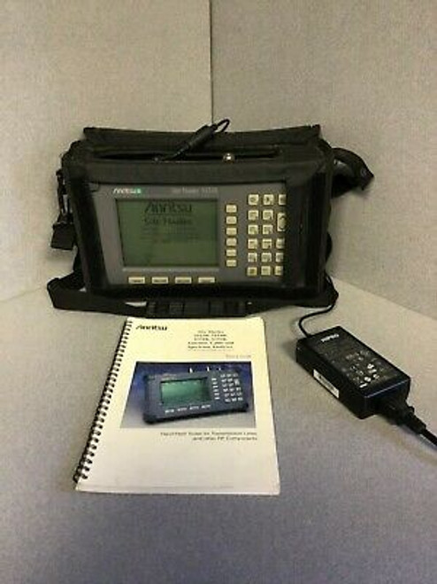 Anritsu Site Master S331B Cable & Antenna Analyzer  W/ Manual,Pwr Supply,Softbag