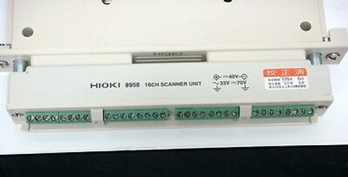 Hioki 8958 16Ch Measurement Units