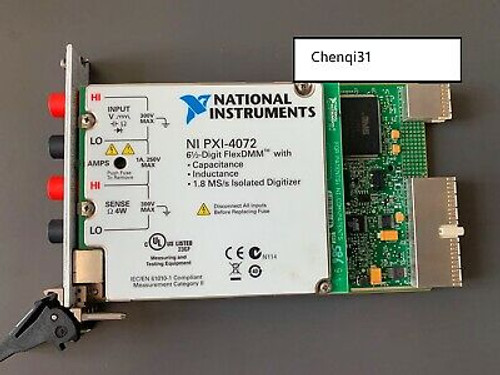 National Instruments Ni Pxi-4072 6.5 Digital Multimeter Card Flexdmm Lcr Meter