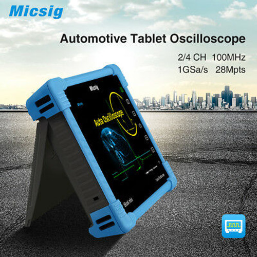 Micsig Ato1104 Automotive Tablet Oscilloscope Touchscreen 100Mhz 4Ch 1Gsa 28Mpt