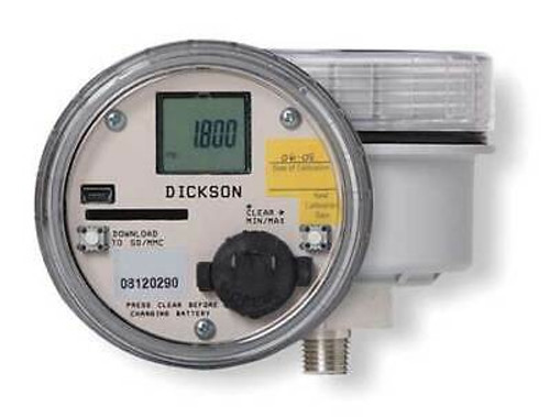 Dickson Pr125 Data Logger,Pressure Range 0 To 100 Psi