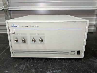 Spirent Tas5200 Rf Converter Airaccess C2K-Ats Cdma Two Channel Dual Band