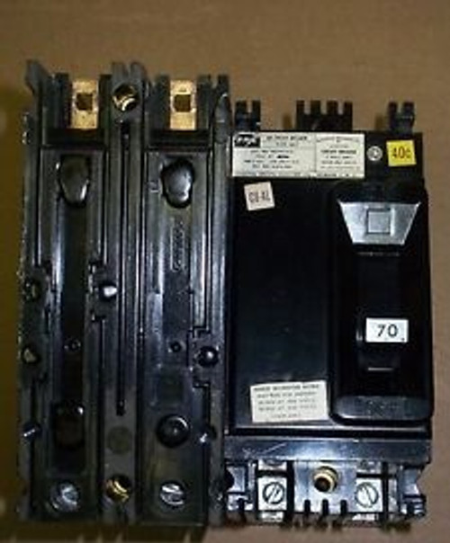 Federal Pacific NEF NEF421070 2 pole 70 amp 480v Circuit Breaker FPE