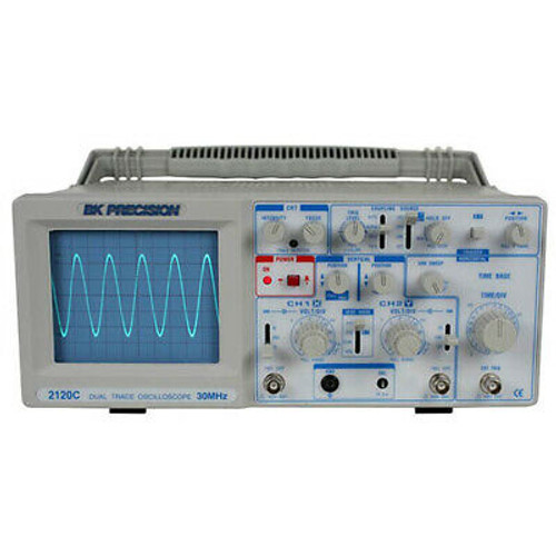 Bk Precision 2120C 30 Mhz, 2-Channel Dual Trace Analog Oscilloscope