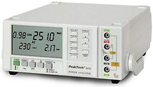 Peaktech P2510 1-Phase Power Meter Single Phase Power Analyzer