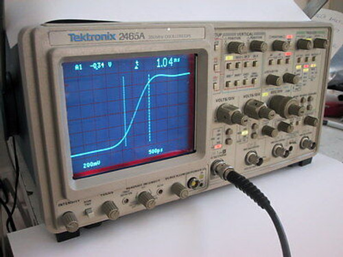 Calibrated, Refurbed Tektronix 2465A 350Mhz 4Ch Portable Analog Oscilloscope