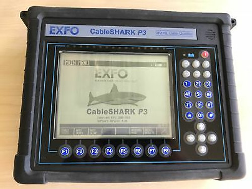 Exfo Cableshark P3 Vf/Dsl Cable Qualifier Pots / Dsl Tester