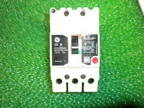 GE 15 AMP 480 VOLT 3 POLE TEYH3015B CIRCUIT BREAKER