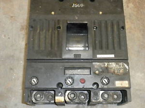 GE 400 AMP 600 V0LT CIRCUIT BREAKER TJJ436400 3POLE