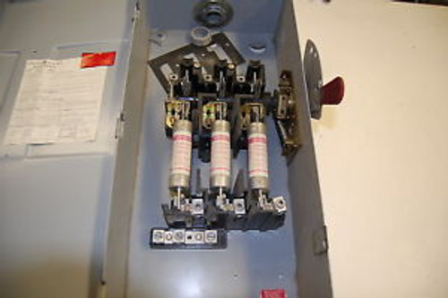 GE GENERAL DUTY FUSE BOX WITH FUSE TG4323