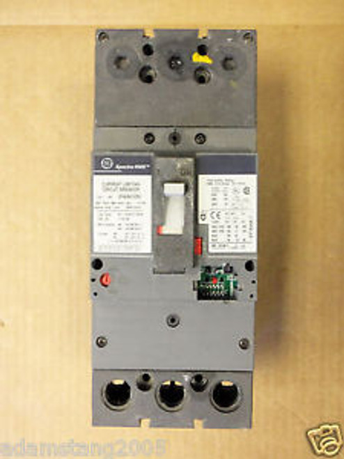 GE SFHA36AT0250 3 pole 250 amp 600v sfha circuit breaker